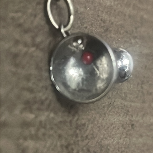 Sterling CHARM/PENDANT real solid Silver Fine Jewelry 1960s chalice miniature - Picture 2 of 5